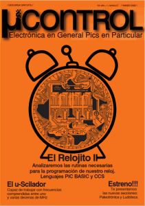 El Relojito II 1 Edición Revista uControl - PDF | Solucionario