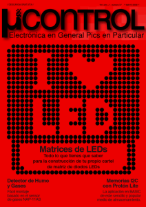 Matrices de LED’s 1 Edición Revista uControl - PDF | Solucionario