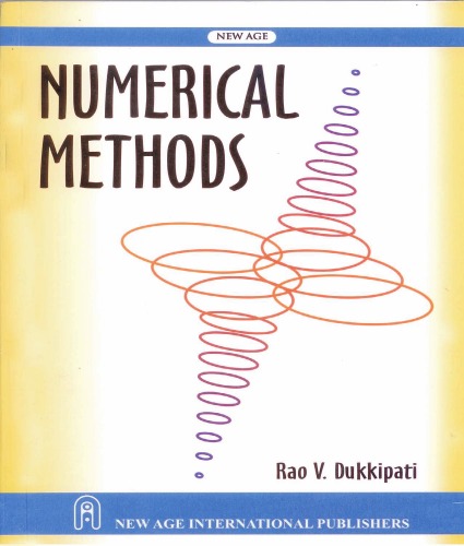 Numerical Methods 1 Edición Rao V. Dukkipati PDF