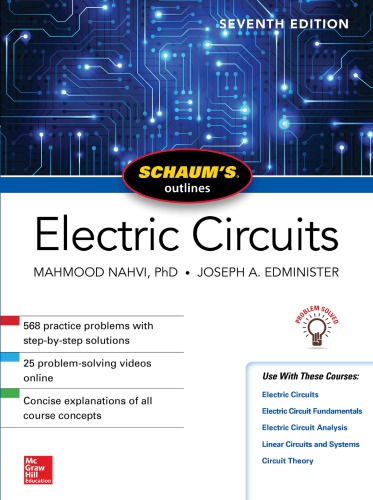 Schaum´s Outline of Electric Circuits 7 Edición Joseph A. Edminister PDF