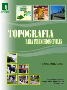 Topografía para Ingenieros Civiles 1 Edición Gonzalo Jimenez Cleves - PDF | Solucionario