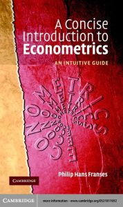 A Concise Introduction to Econometrics: An Intuitive Guide 1 Edición Philip Hans Franses - PDF | Solucionario