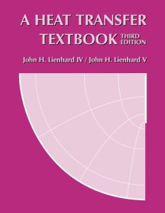 A Heat Transfer Textbook 3 Edición John Lienhard IV - PDF | Solucionario