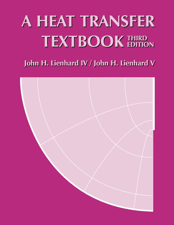 A Heat Transfer Textbook 3 Edición John Lienhard IV PDF