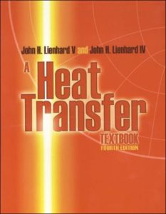 A Heat Transfer Textbook 4 Edición John Lienhard IV - PDF | Solucionario