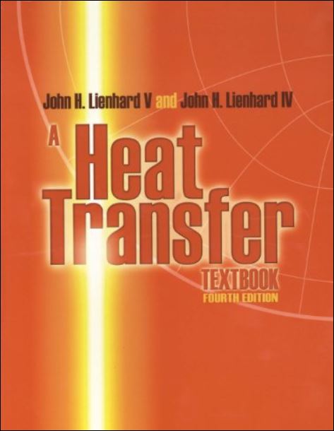 A Heat Transfer Textbook 4 Edición John Lienhard IV PDF