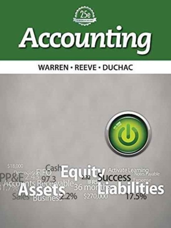 Accounting 25va Edición Carl S. Warren PDF