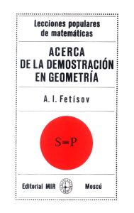 Acerca de la Demostración en Geometría 1 Edición A. I. Fetísov - PDF | Solucionario