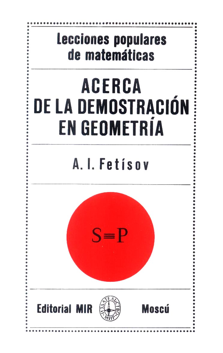 Acerca de la Demostración en Geometría 1 Edición A. I. Fetísov PDF