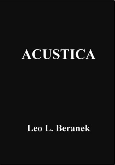 Acústica 2 Edición Leo L. Beranek PDF