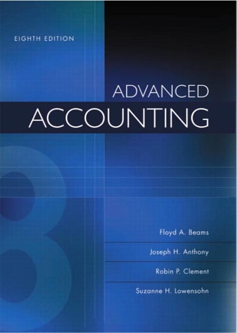 Advanced Accounting 8 Edición Floyd A. Beams PDF