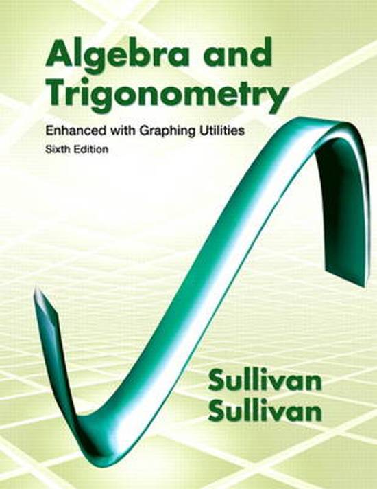 Algebra and Trigonometry Enhanced with Graphing Utilities 6 Edición Michael Sullivan PDF