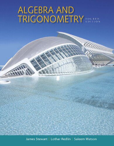 Algebra and Trigonometry 4 Edición James Stewart PDF
