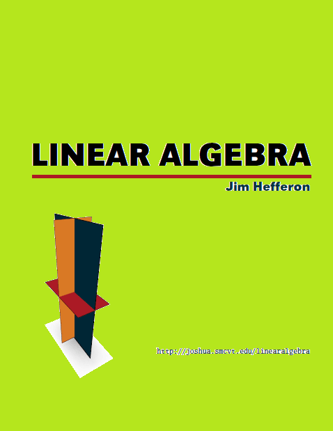 Algebra Lineal 1 Edición Jim Hefferon PDF