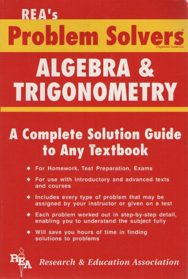 Algebra & Trigonometry Problem: A Complete Solution Guide to Any Textbook 1 Edición Mantesh PDF