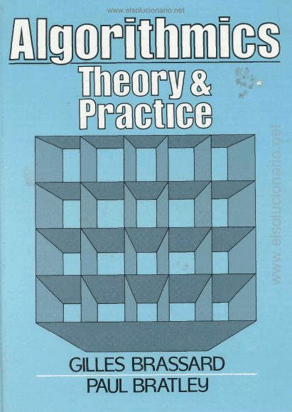 Algorithmics: Theory & Practice 1 Edición Gilles Brassard PDF