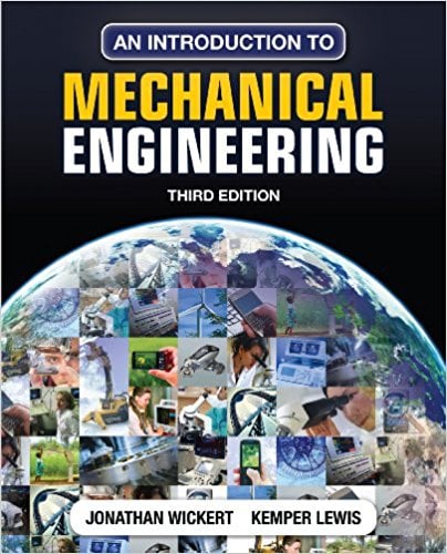 An Introduction to Mechanical Engineering 3 Edición Jonathan Wickert PDF