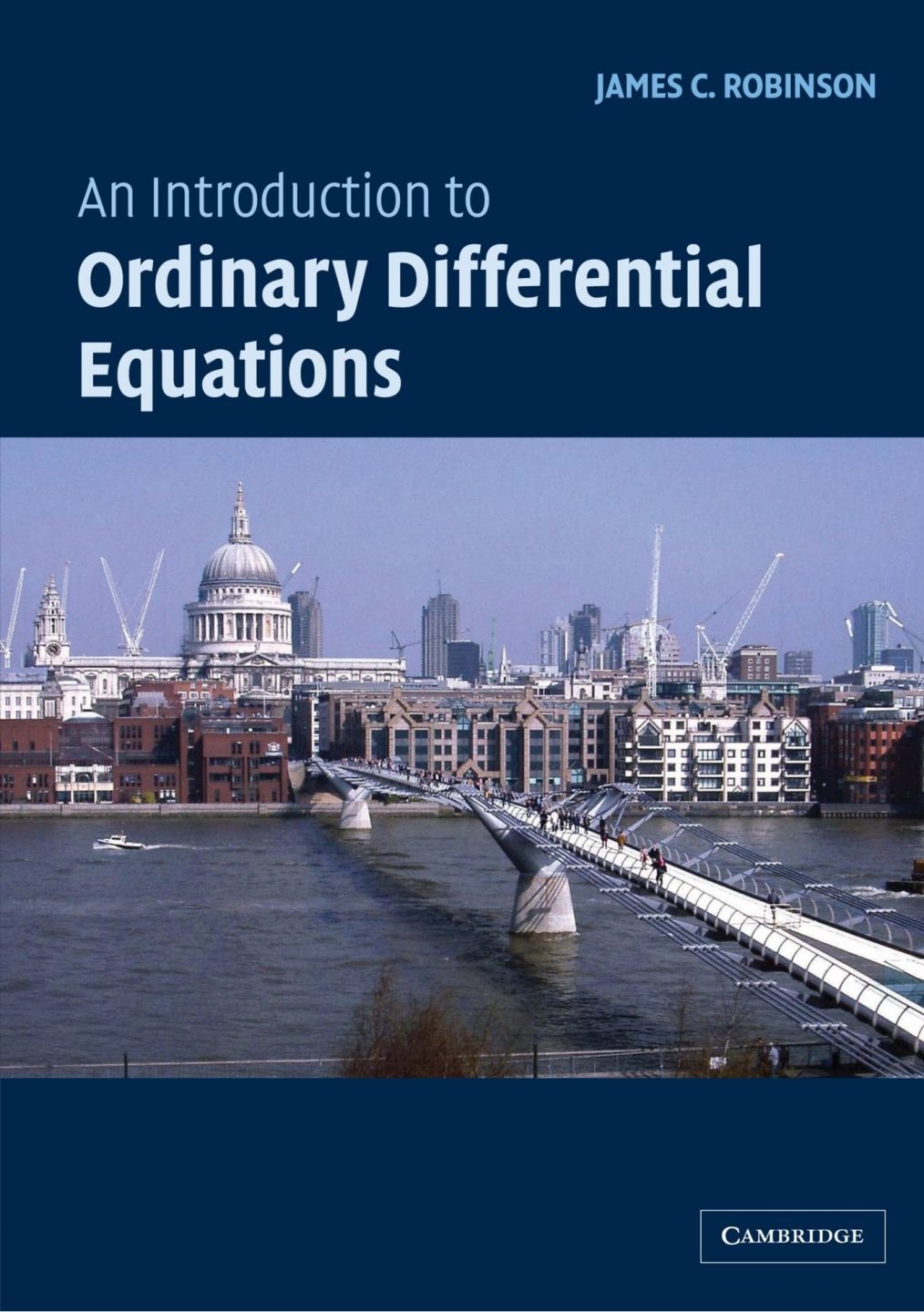 An Introduction to Ordinary Differential Equations 1 Edición James C. Robinson PDF