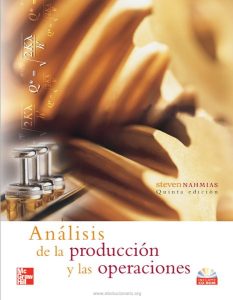 Análisis de la Producción y las Operaciones 5 Edición Steven Nahmias - PDF | Solucionario