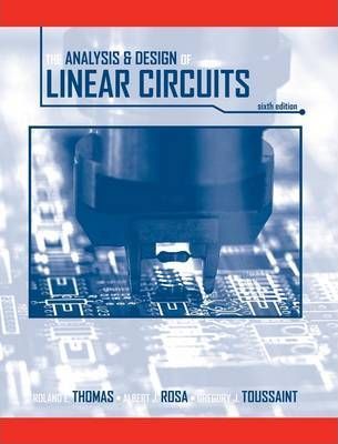 Analysis and Design of Linear Circuits 6 Edición Roland E. Thomas PDF
