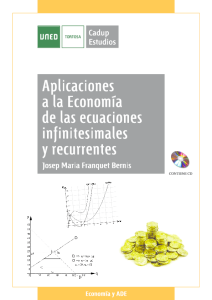 Aplicaciones a la Economía de las Ecuaciones Infinitesimales y Recurrentes 1 Edición Josep M. Franquet - PDF | Solucionario