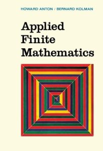 Applied Finite Mathematics 1 Edición Howard Anton - PDF | Solucionario