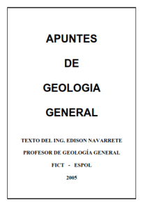 Apuntes de Geología General 1 Edición Edison Navarrete - PDF | Solucionario