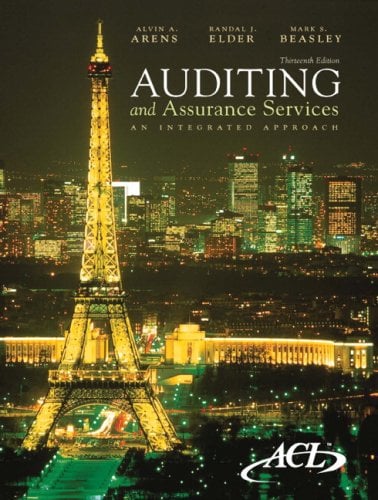 Auditing and Assurance Services 13 Edición Alvin A. Arens PDF