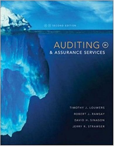 Auditing & Assurance Services 2 Edición Timothy Louwers PDF