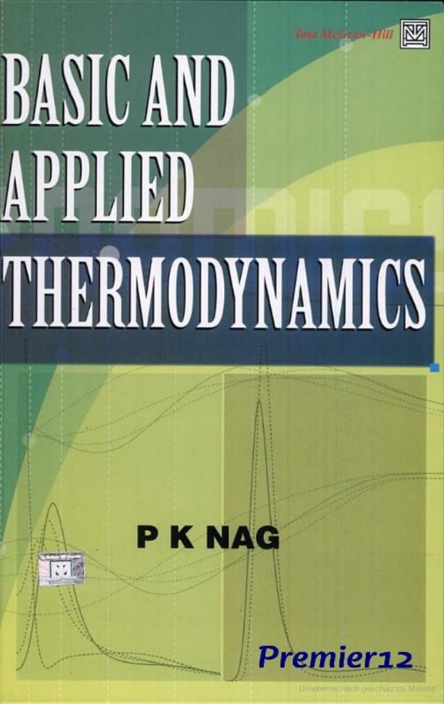 Basic and Applied Thermodynamics 8 Edición P. K. Nag PDF