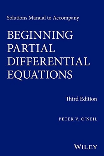 Beginning Partial Differential Equations 3 Edición Peter O’Neil PDF