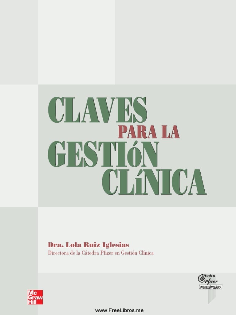 Claves para la Gestión Clínica 1 Edición Lola Ruiz Iglesias PDF