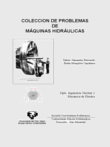 Colección de Problemas de Máquinas Hidráulicas 1 Edición Xabier A. Berrondo - PDF | Solucionario