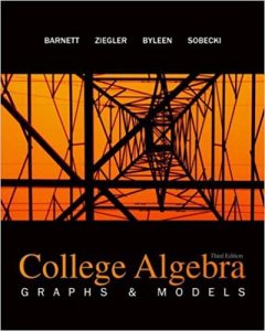 College Algebra Graphs & Models 3 Edición Raymond A. Barnett - PDF | Solucionario