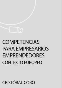 Competencias para Empresarios Emprendedores: Contexto Europeo  Cristóbal Cobo - PDF | Solucionario