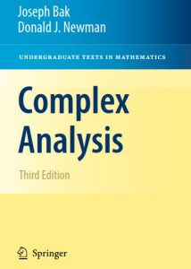 Complex Analysis 3 Edición Joseph Bak - PDF | Solucionario
