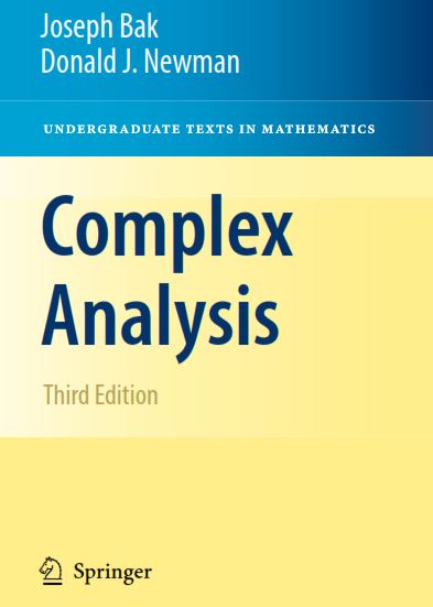 Complex Analysis 3 Edición Joseph Bak PDF