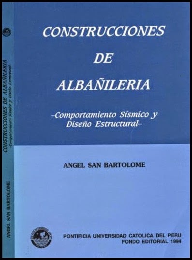 Construcciones de Albañilería: Comportamiento Sísmico & Diseño Estructural 1 Edición Ángel San Bartolomé PDF