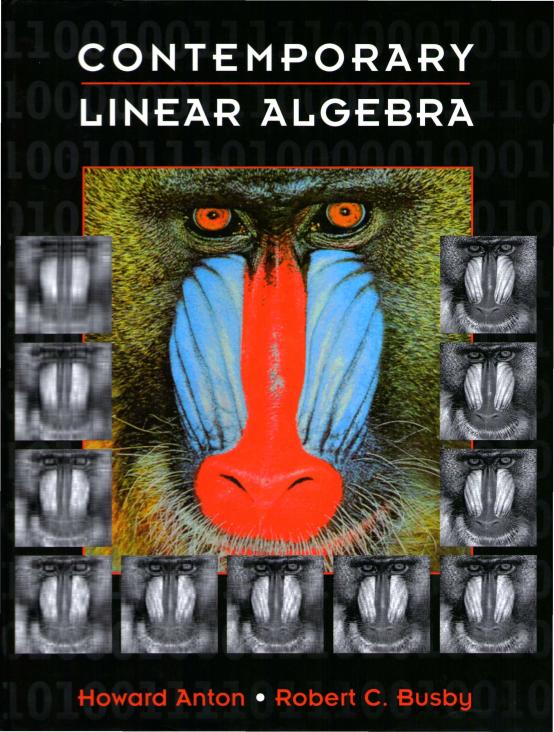 Contemporary Linear Algebra 1 Edición Howard Anton PDF