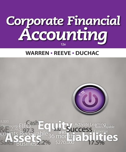 Corporate Financial Accounting 12 Edición Carl S. Warren PDF