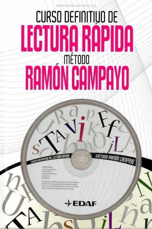 Curso Definitivo de Lectura Rápida: Método Ramón Campayo (Libro + CD) 1 Edición Ramón Campayo PDF