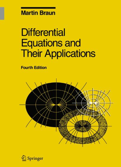 Differential Equations and Their Applications 4 Edición Martín Braun PDF
