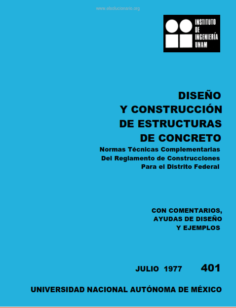 Diseño y Construcción de Estructuras de Concreto 1 Edición Instituto de Ingeniería UNAM PDF