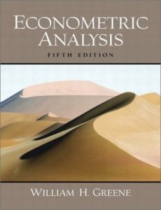 Análisis Econometrico 5 Edición William H. Green - PDF | Solucionario