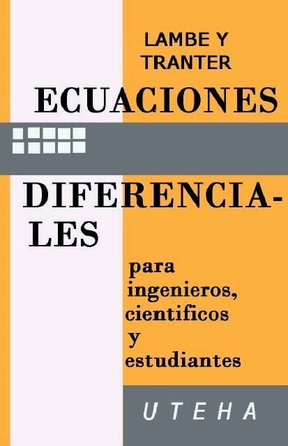Ecuaciones Diferenciales 1 Edición C. G. Lambe PDF