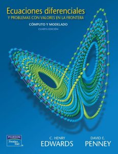 Ecuaciones Diferenciales Elementales y Problemas con Condiciones en la Frontera 4 Edición Edwards & Penney - PDF | Solucionario