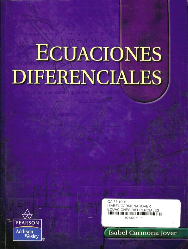 Ecuaciones Diferenciales 4 Edición Isabel Carmona Jover PDF