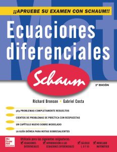 Ecuaciones Diferenciales (Schaum) 3 Edición Gabriel B. Costa - PDF | Solucionario