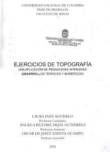 Ejercicios de Topografía: Una Aplicación de Pedagogías Intensivas 1 Edición Laura I. Agudelo - PDF | Solucionario