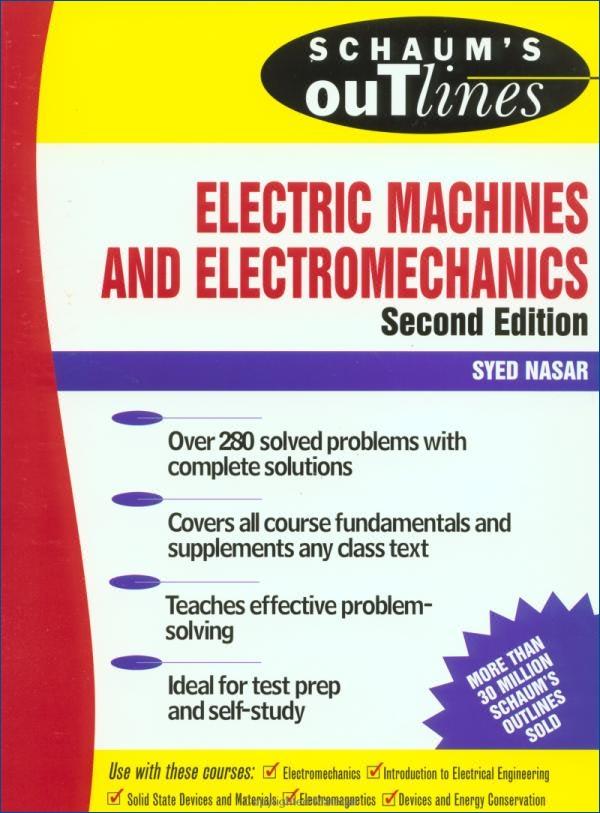 Electric Machines and Electromechanics (Schaum’s Outline) 2 Edición Syed A. Nasar PDF
